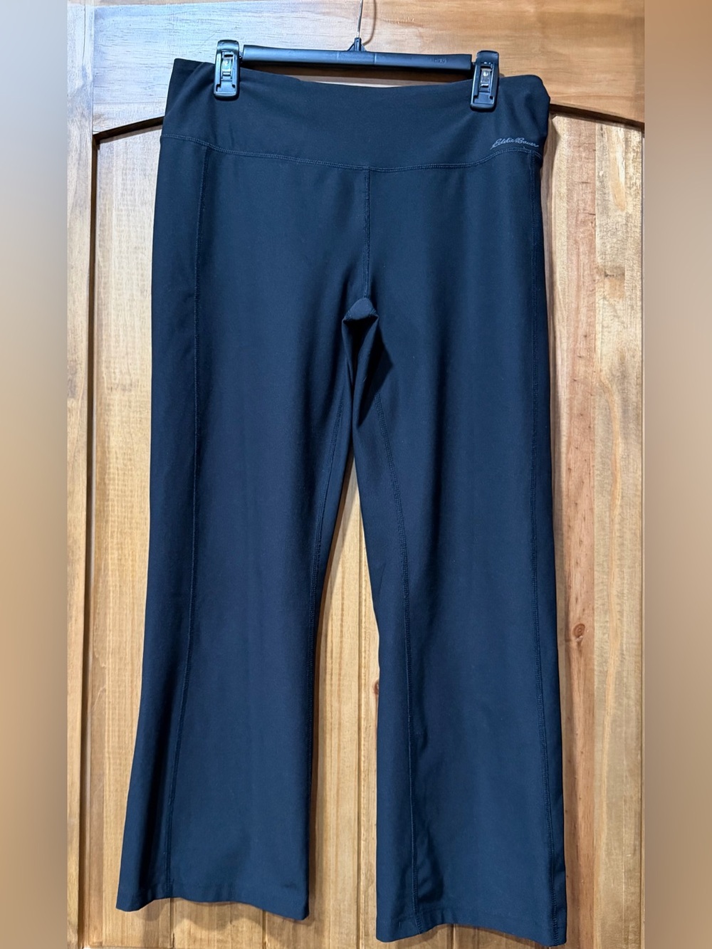 Eddie Bauer Flare Athletic Pants in Black Size Large